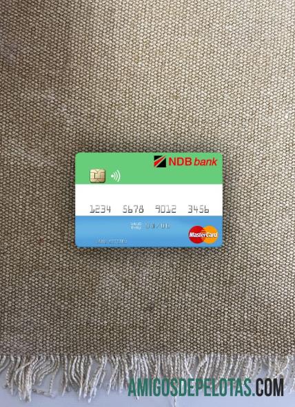 Banco Nacional de Desenvolvimento de Serra Leoa Mastercard Photolook Front exemplo real